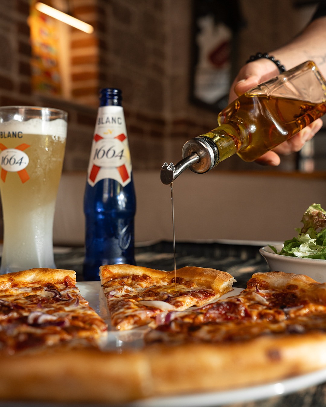 Pizzaya son dokunuş
